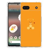 Google Pixel 6A Stevig Bumper Hoesje Baby Beer