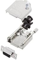 Amphenol L17DTZK25+L77SDB25S D-SUB Buchsenleisten-Set 180° Polzahl: 25 Lötkelch 1 pc(s)
