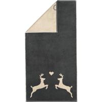 CAWÖ Home Handdoeken Alpenchic Edition herten 6228 graniet - 73 badhanddoek 70x140 cm
