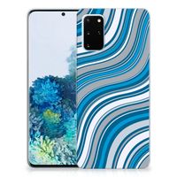 Samsung Galaxy S20 Plus TPU bumper Waves Blue