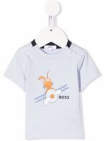 BOSS Kidswear t-shirt à logo imprimé - Bleu - thumbnail