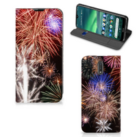 Nokia 2.3 Hippe Standcase Vuurwerk - thumbnail