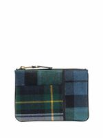 Comme Des Garçons Wallet portefeuille à motif tartan - Vert