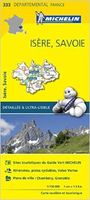 Wegenkaart - landkaart 333 Isere - Savoie | Michelin - thumbnail