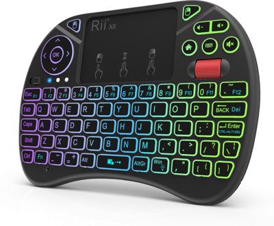 Rii 8X Mini Wireless Keyboard Touchpad Combo - Draadloos toetsenbord