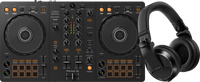 Pioneer DJ DDJ-FLX4 + Pioneer DJ HDJ-X7 Zwart