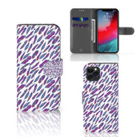 Apple iPhone 11 Pro Telefoon Hoesje Feathers Color - thumbnail