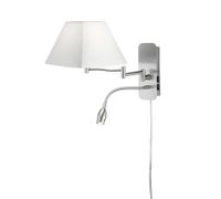 Trio HOTEL V grijs bedlamp - thumbnail