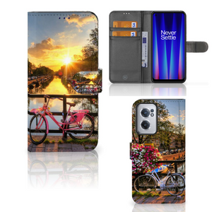 OnePlus Nord CE 2 Flip Cover Amsterdamse Grachten