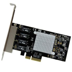 StarTech.com 4 poorts gigabit ethernet netwerkkaart PCI Express Intel 1350 NIC