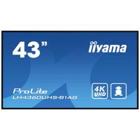 iiyama LH4360UHS-B1AG beeldkrant Digitaal A-kaart 108 cm (42.5") LED Wifi 500 cd/m² 4K Ultra HD Zwart Type processor Android 11 24/7 - thumbnail