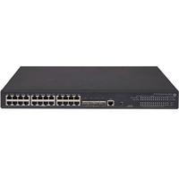 Hewlett Packard Enterprise 5130-24G-PoE+-4SFP+ (370W) EI Managed L3 Gigabit Ethernet (10/100/1000) Ethernet-verbinding, ondersteunt stroomvoorziening via deze poort (PoE) 1U zwart