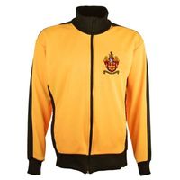 Wolverhampton Wanderers Retro Trainingsjack - Amber/ Zwart