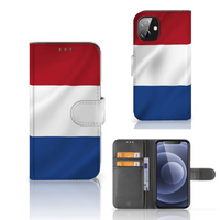 Apple iPhone 12 Mini Bookstyle Case Nederlandse Vlag - thumbnail