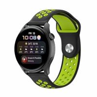 By Qubix - Sport Edition - Zwart + groen - Compatible met Xiaomi Redmi Watch 5 Active/Redmi Watch 5 Lite - Compatible Xiaomi bandje