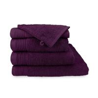 2-PACK: Handdoek - Deluxe - Aubergine