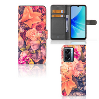 OPPO A77 5G | A57 5G Hoesje Bosje Bloemen