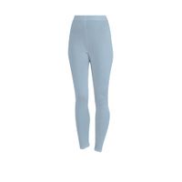 Legging van bio-zijde, rookblauw Maat: 48