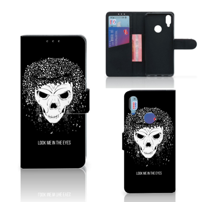 Telefoonhoesje met Naam Xiaomi Redmi Note 7 Skull Hair Telefoonhoesje met Naam Xiaomi Redmi Note 7 Skull Hair