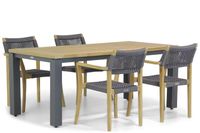 Lifestyle Dallas/Veneto 180 cm dining tuinset 5-delig