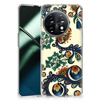 Siliconen Hoesje OnePlus 11 Barok Flower