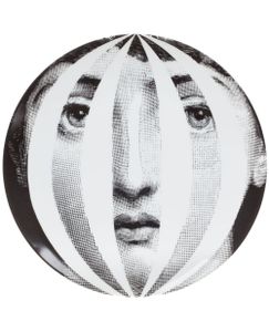 Fornasetti assiette "Tema e variazioni" - Blanc