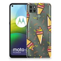 Motorola Moto G9 Power Siliconen Case Icecream