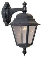 Franssen Klassieke buitenlamp Quadrana Down zwart FL111-10 - thumbnail