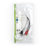 DIN-Audiokabel | DIN 5-Pins Male - 2x RCA Female | 0,2 m | Zwart