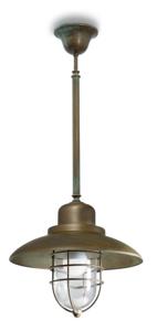 Moretti Luce Landelijke hanglamp Patio Cage M - verouderd messing 3306.T.AR