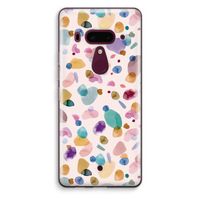 Terrazzo Memphis Pink: HTC U12+ Transparant Hoesje - thumbnail