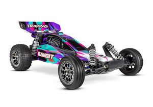 Traxxas Bandit VXL brushless buggy RTR - Magnum 272R Transmissie - Paars