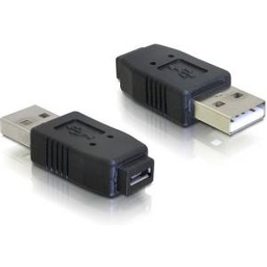 Delock 65029 Adapter USB micro-A+B female naar USB 2.0 Type-A male