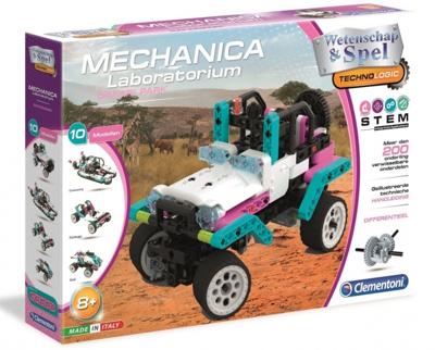 Clementoni bouwpakket voertuigen Mechanica Safari 10 in 1