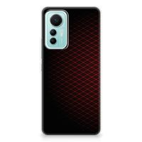 Xiaomi 12 Lite TPU bumper Geruit Rood