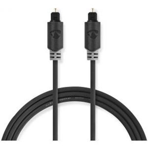 Optische Audiokabel | TosLink Male | TosLink Male | 5.0 m | Rond | PVC | Antraciet | Doos