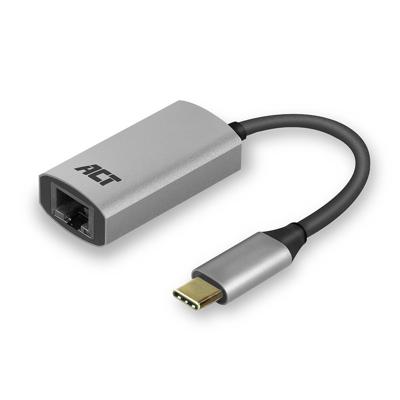 ACT AC7080 USB-C naar gigabit ethernet adapter ACT AC7080 USB-C naar gigabit ethernet adapter