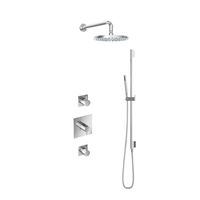 Hotbath Get Together IBS2CR inbouwdouche met 25cm hoofddouche en glijstang chroom