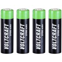 VOLTCRAFT HR06 Oplaadbare AA batterij (penlite) NiMH 2750 mAh 1.2 V 4 stuk(s) - thumbnail