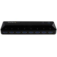 StarTech.com 10-Poorts USB 3.0 Hub met oplaad en sync poort 2 x 1.5A poorten - thumbnail