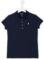 Ralph Lauren Kids polo à logo brodé - Bleu