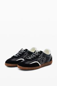 Suède retro sneakers - BLACK - 40