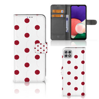 Samsung Galaxy A22 5G Book Cover Cherries - thumbnail