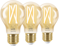 WiZ Smart Filament lamp Standaard Goud 3-pack - Warm tot Koelwit Licht - E27