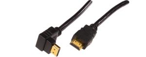 Schwaiger HDMW13053 HDMI-kabel HDMI Aansluitkabel HDMI-A-stekker, HDMI-A-stekker 1.30 m Zwart 4K UHD, Vergulde steekcontacten