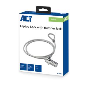 ACT Notebookslot, 1,5 m, cijferslot