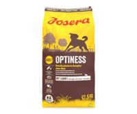JOSERA Optiness (1 x 12,5 kg) | Hondenvoer met eiwitgereduceerde formule zonder maïs | Super Premium droogvoer voor volwassen honden | 1 stuk verpakt
