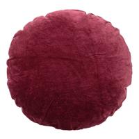 Bloomingville 90178215 bed kussen 45 x 45 cm Polyester Rond Rood