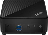 MSI Cubi 5 12M-001EU PC/poste de travail Intel® Core? i7 i7-1255U 16 Go DDR4-SDRAM 512 Go SSD Windows 11 Home Mini PC Noir