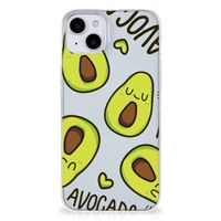 iPhone 15 Telefoonhoesje met Naam Avocado Singing - thumbnail